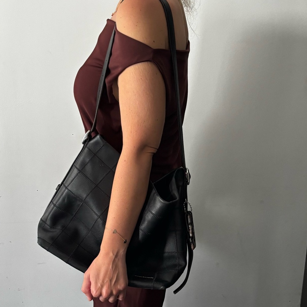 Coachtopia Alter/Ego Hobo Bag In Black Checkerboard - Picture 15 of 16